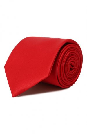 Шелковый галстук Brouback. Цвет: красный