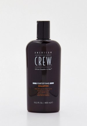 Шампунь American Crew укрепляющий, для ежедневного ухода fortifying shampoo, 450 мл. Цвет: прозрачный
