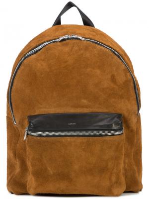 Большой рюкзак Amiri. Цвет: коричневый