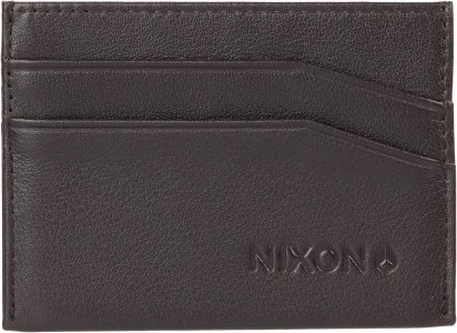 Кожаный кошелек для карт Flaco , коричневый Nixon