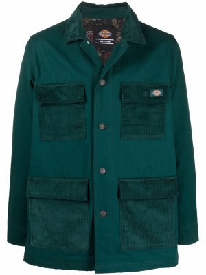 Куртка Reworked Chore с карманами Dickies Construct. Цвет: зеленый