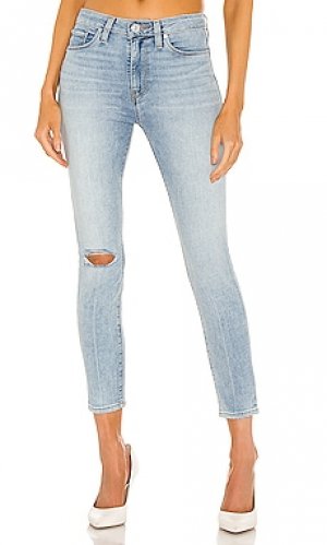 Скинни barbara Hudson Jeans. Цвет: синий