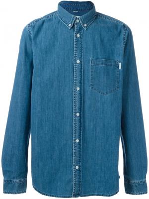 Джинсовая рубашка Carhartt. Цвет: синий