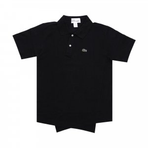 Рубашка-поло с короткими рукавами SHIRT x Lacoste, цвет Черный Comme des Garçons
