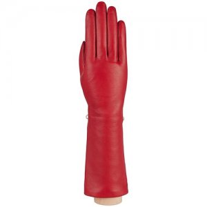 Перчатки, размер 6.5, красный ELEGANZZA. Цвет: коричневый