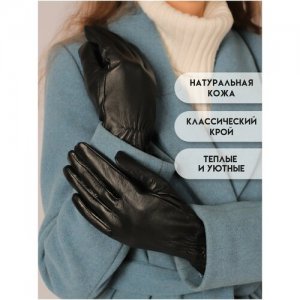 Перчатки miro, демисезон/зима, натуральная кожа, подкладка, размер XL, черный MIRO. Цвет: черный