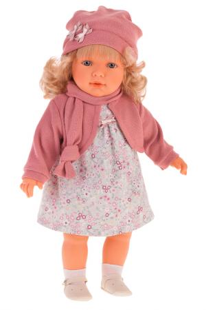 Кукла Абрил в розовом ANTONIO JUAN. Цвет: бордовый