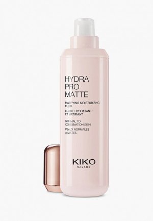 Флюид для лица Kiko Milano матирующий и увлажняющий HYDRA PRO MATTE, 50 мл. Цвет: прозрачный