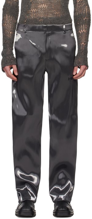 Серые жидкие брюки Heliot Emil