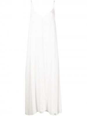 Двухслойное платье VOZ. Цвет: белый
