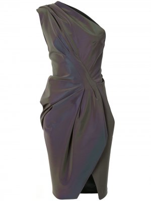 Платье с драпировкой Maticevski. Цвет: фиолетовый