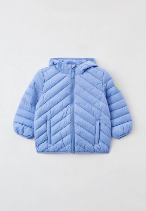 Куртка утепленная Sela Exclusive online. Цвет: голубой