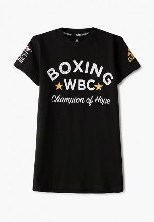 Футболка adidas Combat Boxing Tee WBC Champion Of Hope. Цвет: синий