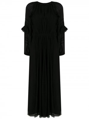 Платье макси с длинными рукавами Isabel Marant Étoile. Цвет: черный