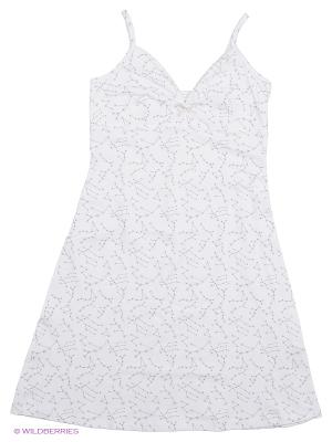 Ночная сорочка Ritta Romani. Цвет: белый, серый, сиреневый