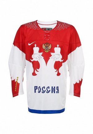 Хоккейный свитер Nike NI464EMKT693. Цвет: белый