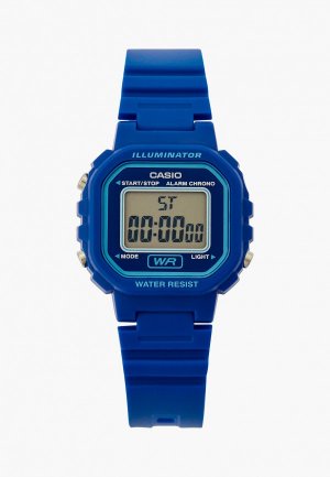 Часы Casio с хронографом, LA-20WH-2A. Цвет: синий