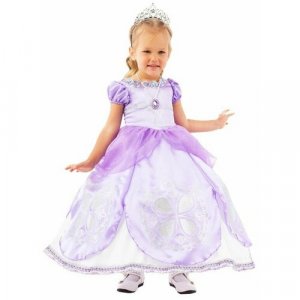 Детский костюм Принцессы Софи Pug-10 пуговка. Цвет: фиолетовый