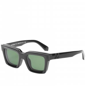 Солнцезащитные очки Clip On, цвет Black & Green Off-White