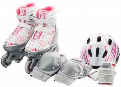 Набор детский X-One G Combo: роликовые коньки, шлем, защитная экипировка Fila