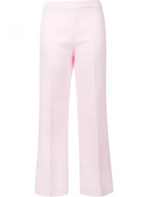 Укороченные расклешенные брюки Giambattista Valli. Цвет: розовый и фиолетовый