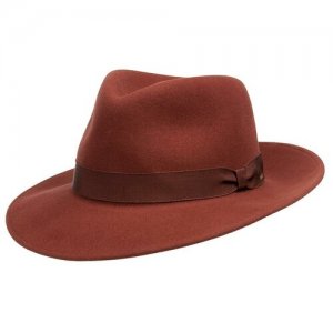 Шляпа, размер 57, коричневый Bailey. Цвет: коричневый/кирпичный