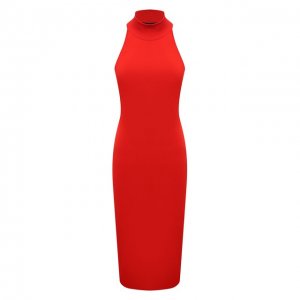 Платье из вискозы Givenchy. Цвет: красный