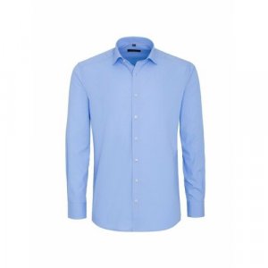 Рубашка , размер 45, синий Eterna. Цвет: синий