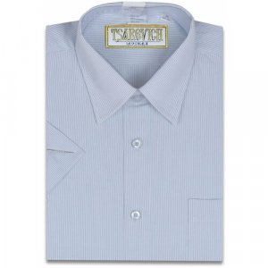 Школьная рубашка , размер 128-134, серый Tsarevich. Цвет: серый/серый..