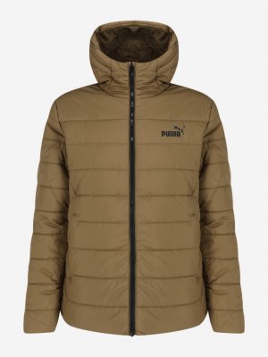 Куртка утепленная мужская Essentials, Коричневый PUMA. Цвет: коричневый
