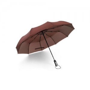 Классический складной коричневый зонт | Bruno design zontcenter. Цвет: коричневый
