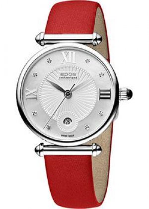 Швейцарские наручные женские часы 8000.700.20.88.88. Коллекция Quartz Epos