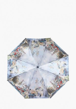 Зонт складной Lamberti. Цвет: серый