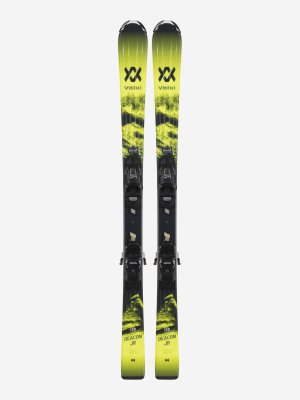 Горные лыжи детские + крепления Deacon Junior vMotion, Желтый Volkl. Цвет: желтый