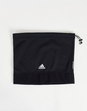 Черный шарф-неквормер с тремя полосками adidas Football Tiro-Черный цвет performance