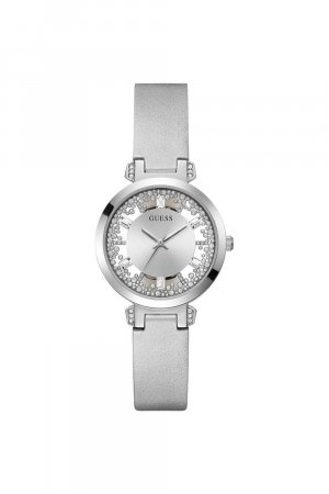 Модные аналоговые часы из кристально чистой нержавеющей стали - Gw0535L3 , серебро Guess