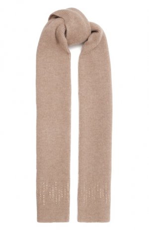 Кашемировый шарф William Sharp. Цвет: коричневый