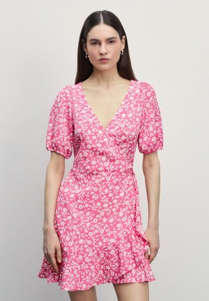 Платье Zarina Exclusive online. Цвет: розовый