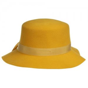 Шляпа клош 18473-0 FELT MATELOT, размер ONE Seeberger. Цвет: желтый