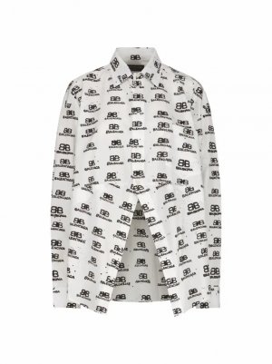 Рубашка с монограммой Balenciaga