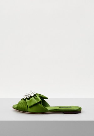 Сабо Dolce&Gabbana. Цвет: зеленый