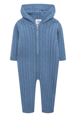 Кашемировый комбинезон Wool&Cotton. Цвет: синий