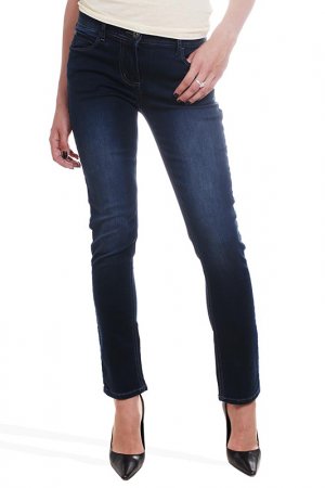 Прямые джинсы Million X Woman. Цвет: синий
