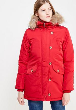 Куртка утепленная Fascinate FA042EWWRB18. Цвет: красный