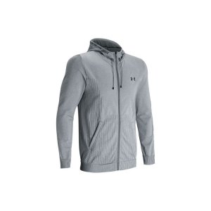 Rush Series Seamless Training Hooded Jacket Men Outerwear Charcoal-Gray 1366258-066 Under Armour