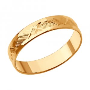 Кольцо обручальное из золота SOKOLOV