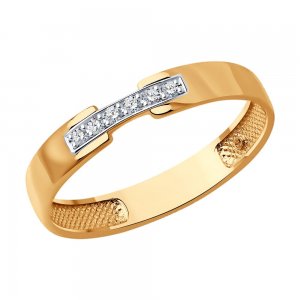 Кольцо из золота с бриллиантами SOKOLOV Diamonds