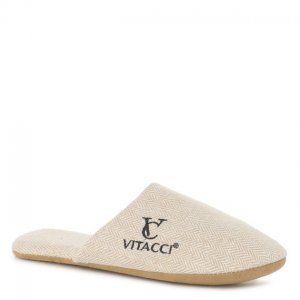 Домашняя обувь Vitacci. Цвет: бежевый