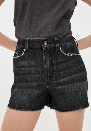 Шорты джинсовые Karl Lagerfeld Denim. Цвет: черный