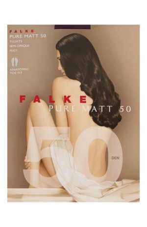 Колготки Pure Matt 50 Falke. Цвет: фиолетовый